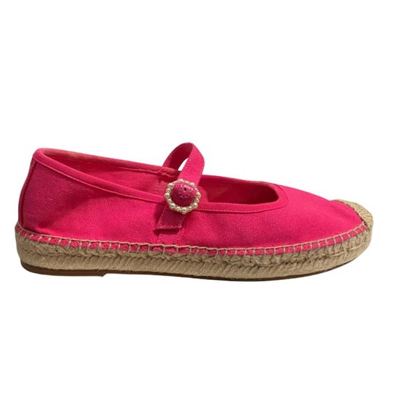 JCrew Hot Pink Espadrilles Size 9.5* - Picture 2 of 8